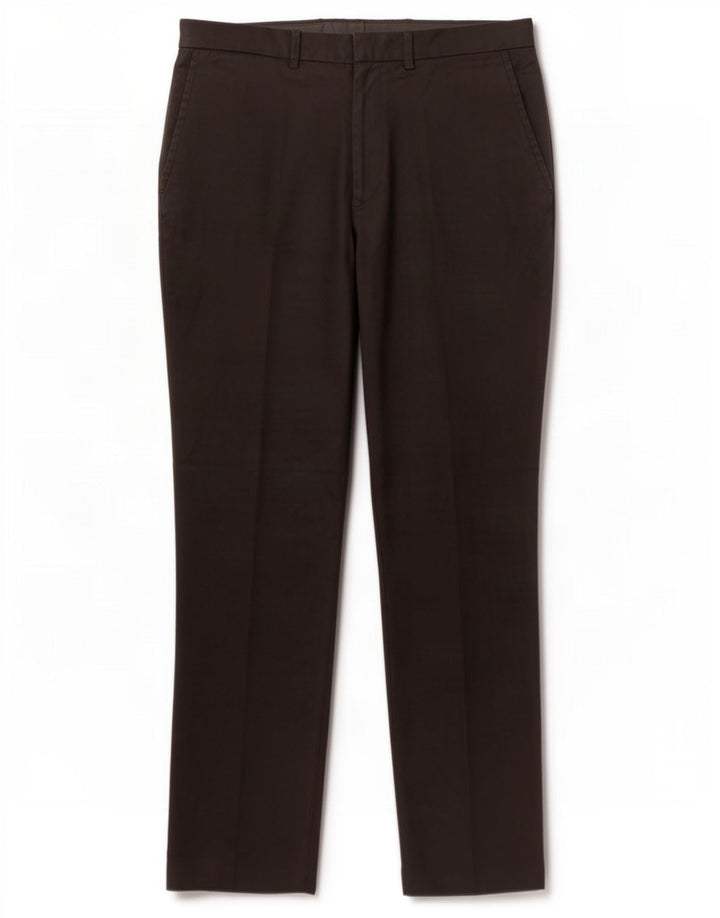 Marks & Spencer Pantalon de costume droit pour homme W32 L31 Noir Polyester