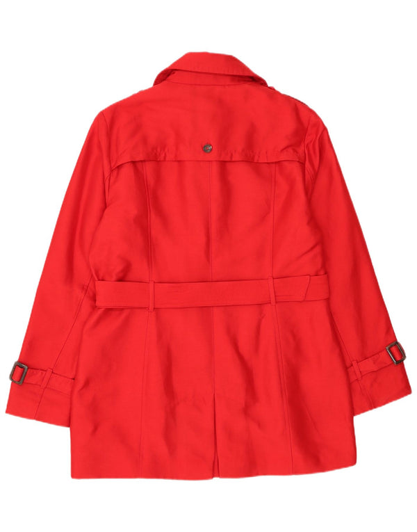 Laura Ashley Trench-coat pour femme UK 44 Polyester rouge moyen