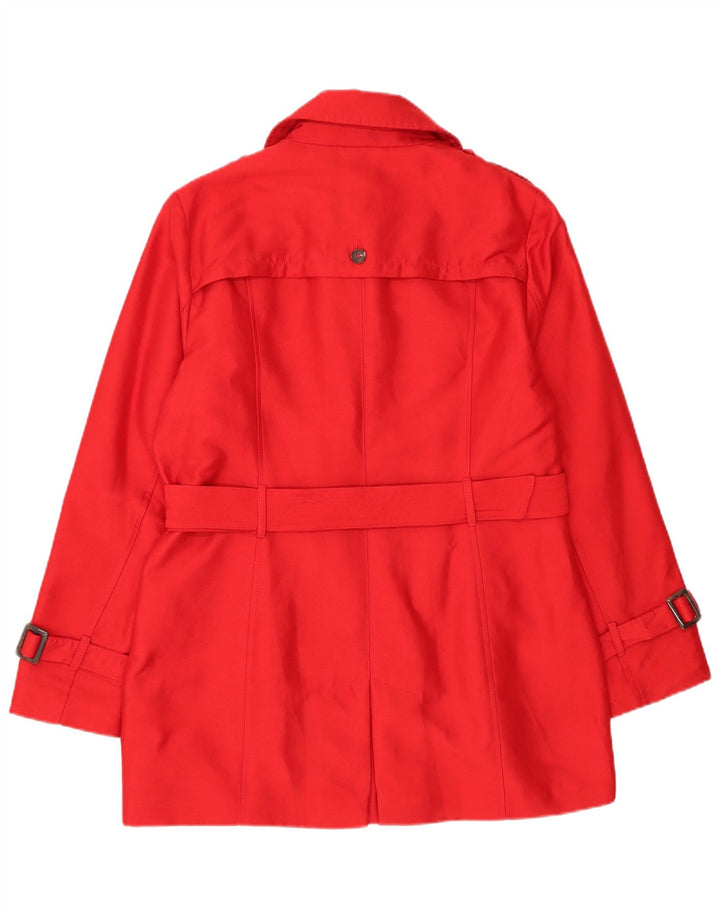 Laura Ashley Trench-coat pour femme UK 44 Polyester rouge moyen
