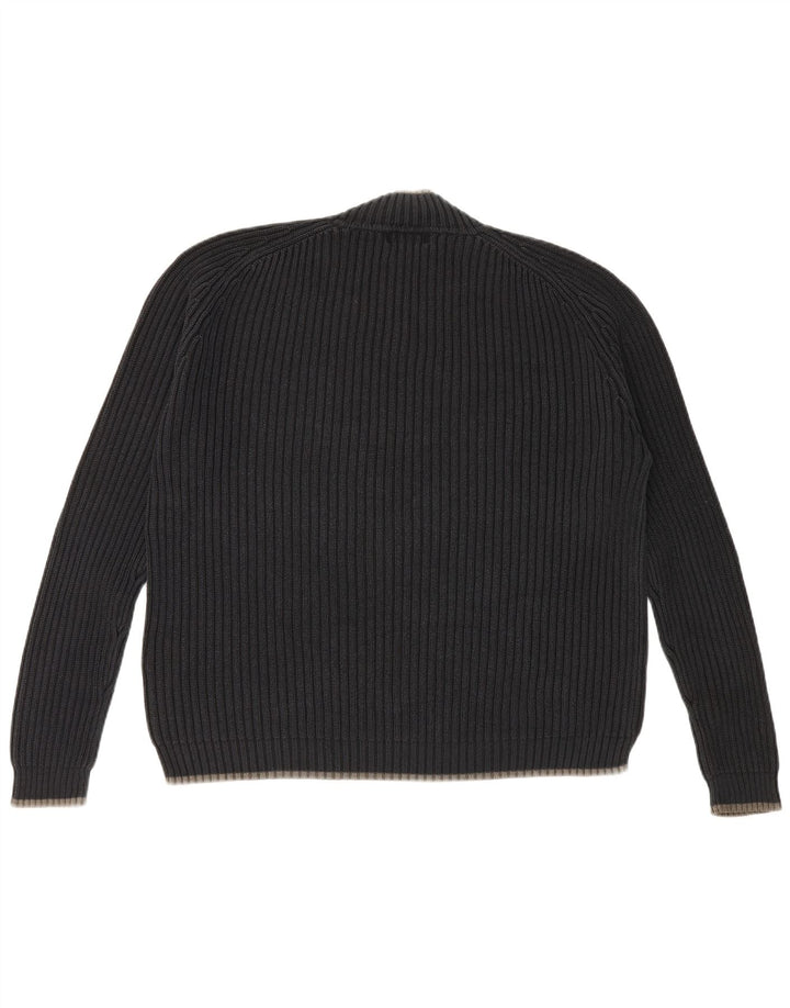 Marks & Spencer Pull à col rond Blue Harbour pour hommes, grand bleu marine