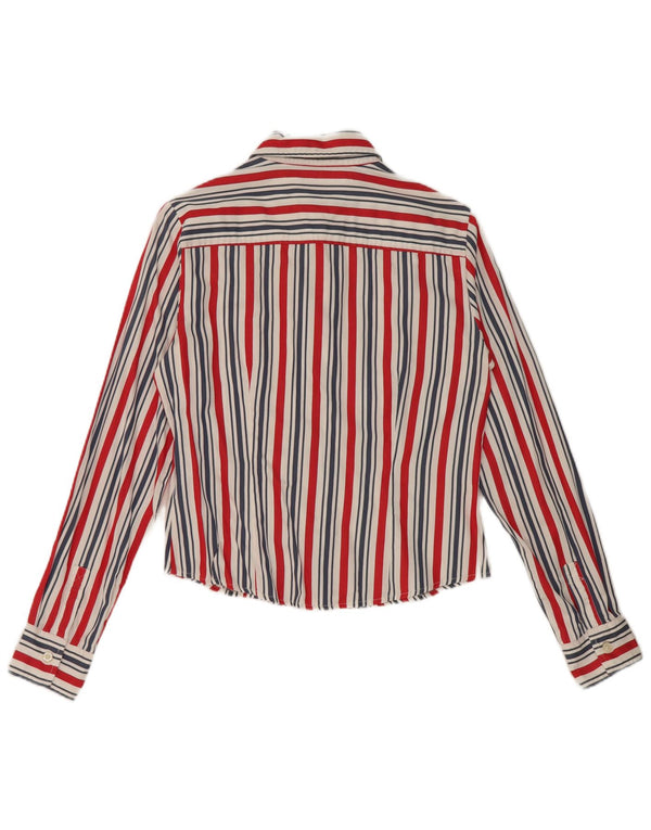 Tommy Hilfiger Chemise Femme US 6 Medium Multicolore Rayé Coton