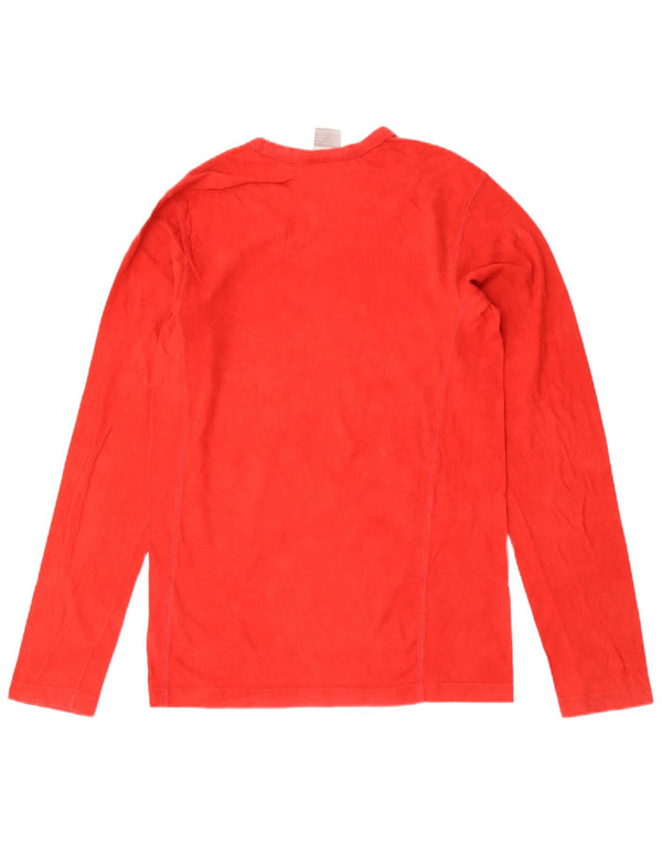 Nike Haut à manches longues pour homme UK 36/38 Petit Rouge Coton