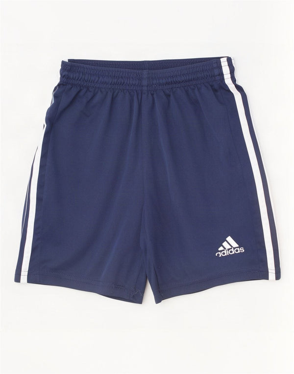 Short de sport Adidas Garçon Aeroready 9-10 ans Bleu Marine Polyester