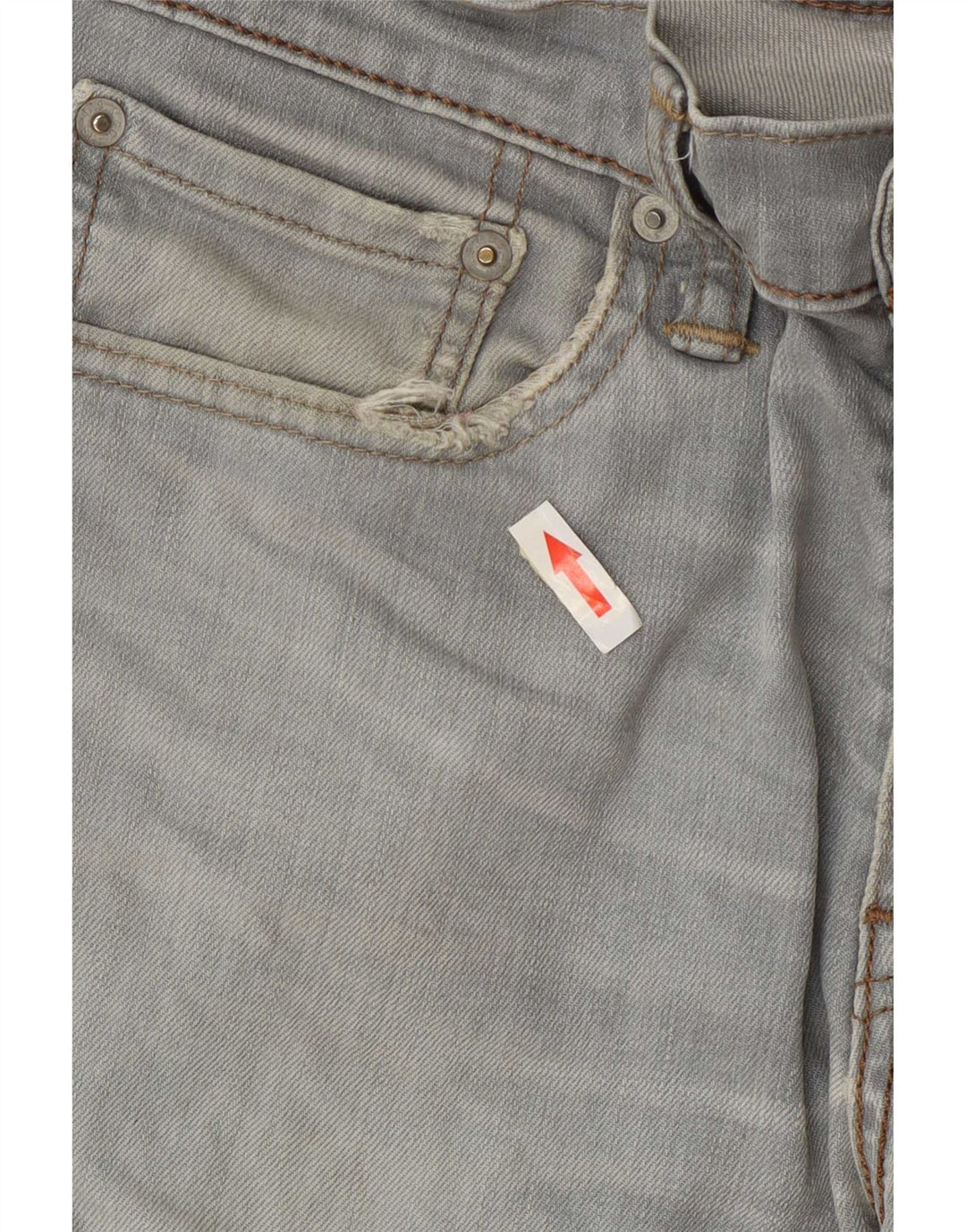 Levi's Short en Jean 511 Slim Fit W31 Homme Bleu Moyen Coton