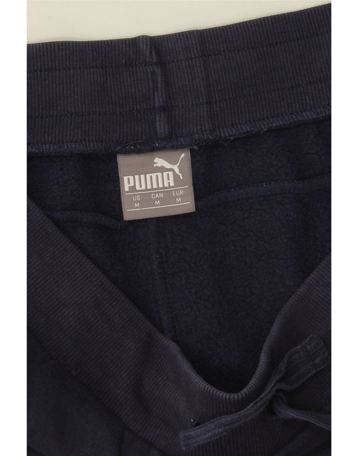 Puma Pantalon de Survêtement Graphique Joggers Homme Bleu Marine Moyen Coton