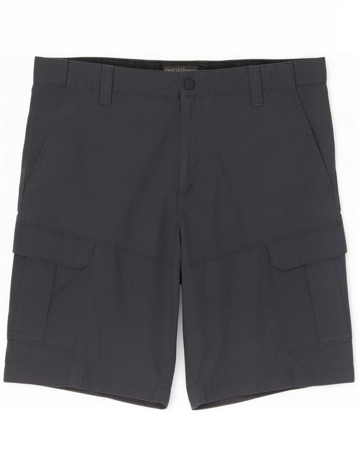 Marks & Spencer Short cargo pour homme Large W36 Bleu Coton