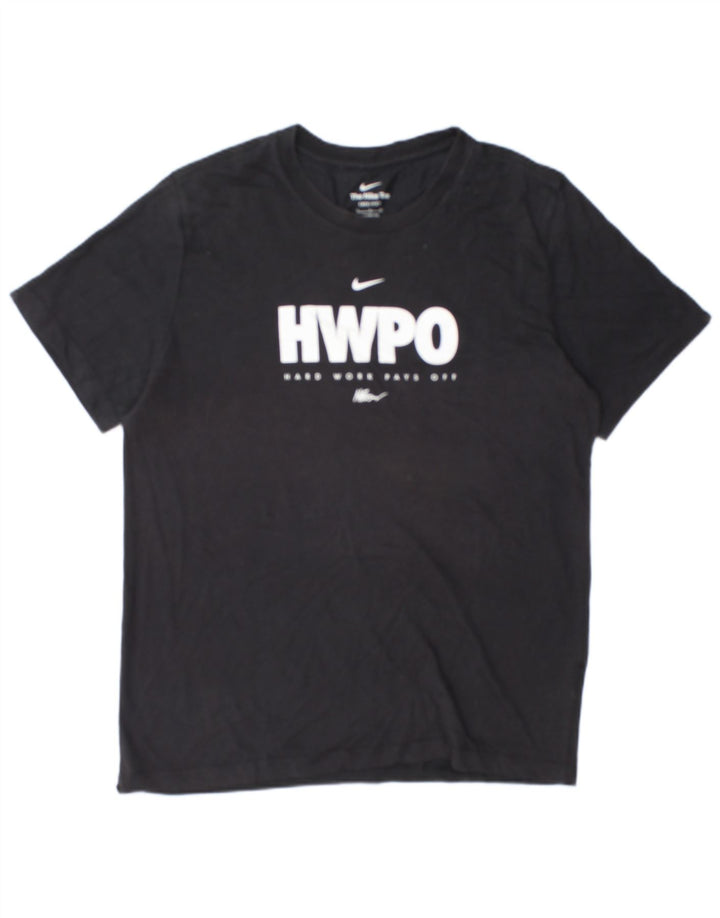 Nike Hommes Dri Fit Graphic T-Shirt Haut Grand Noir