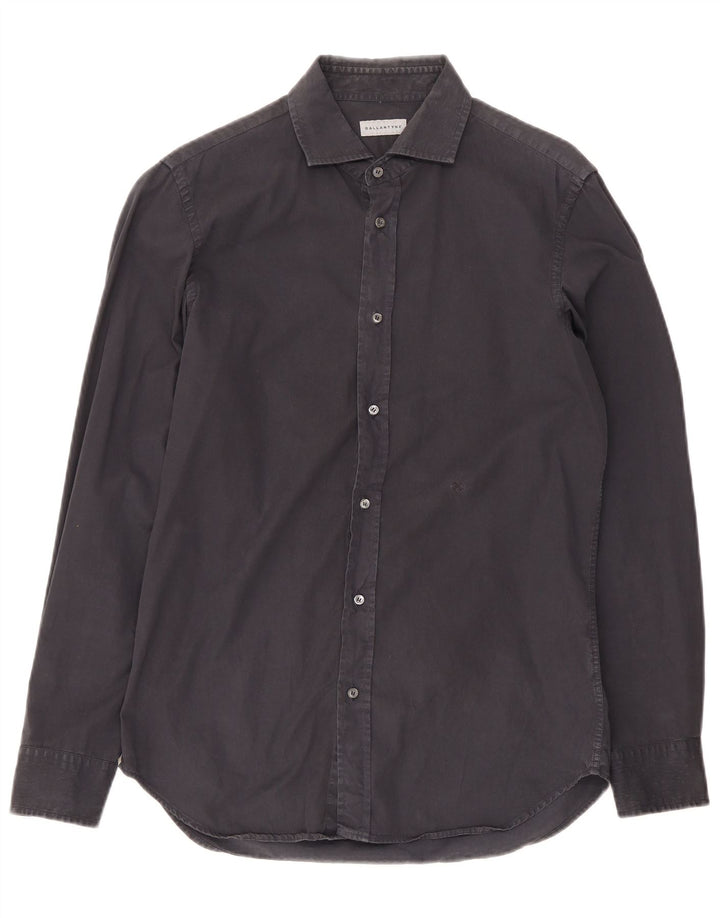 Ballantyne Chemise Homme Taille 15 1/2 Coton Bleu Marine Moyen