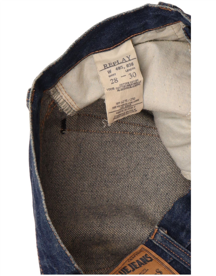 Replay Jean Droit Femme W28 L30 Bleu Coton