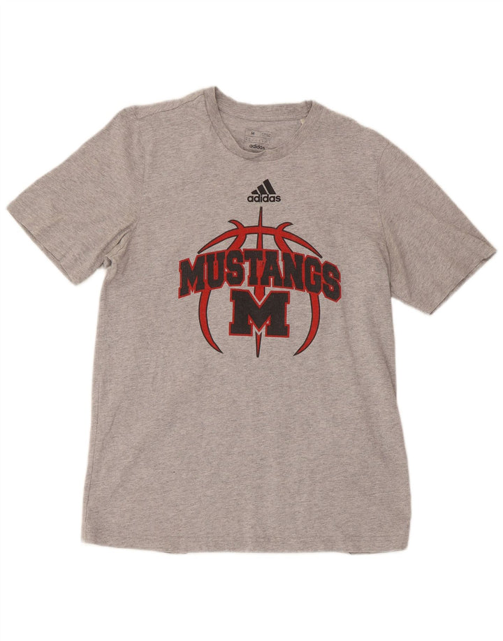 Adidas Mustangs T-shirt à manches courtes pour homme Gris moyen