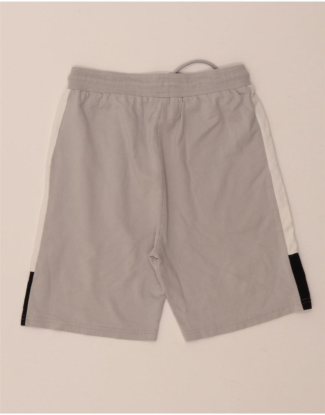 FILA Short de sport garçon 13-14 ans Gris Colorblock Coton