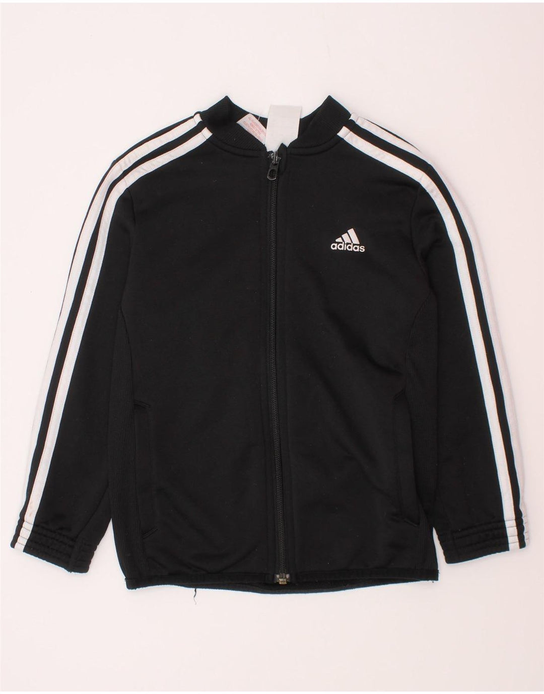 Veste de survêtement Adidas Climalite Garçon 6-7 ans Noir Polyester