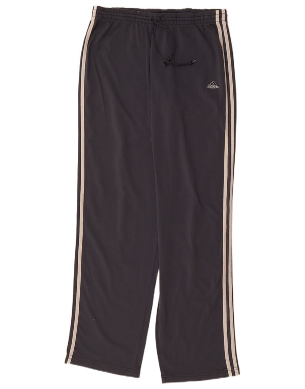 Adidas Pantalon de survêtement pour femme UK 16 Large Bleu Marine Polyamide