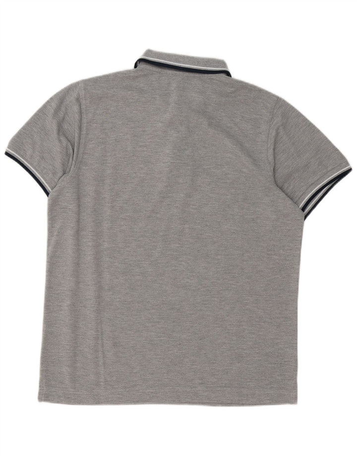 Lotto Polo Homme Gris Moyen Coton