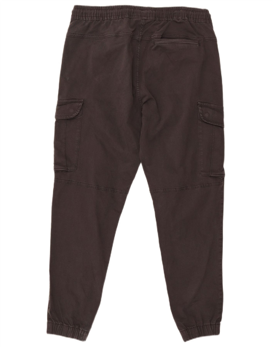 Zara Pantalon Cargo Joggers Homme EU 42 Large W32 L28 Coton Noir