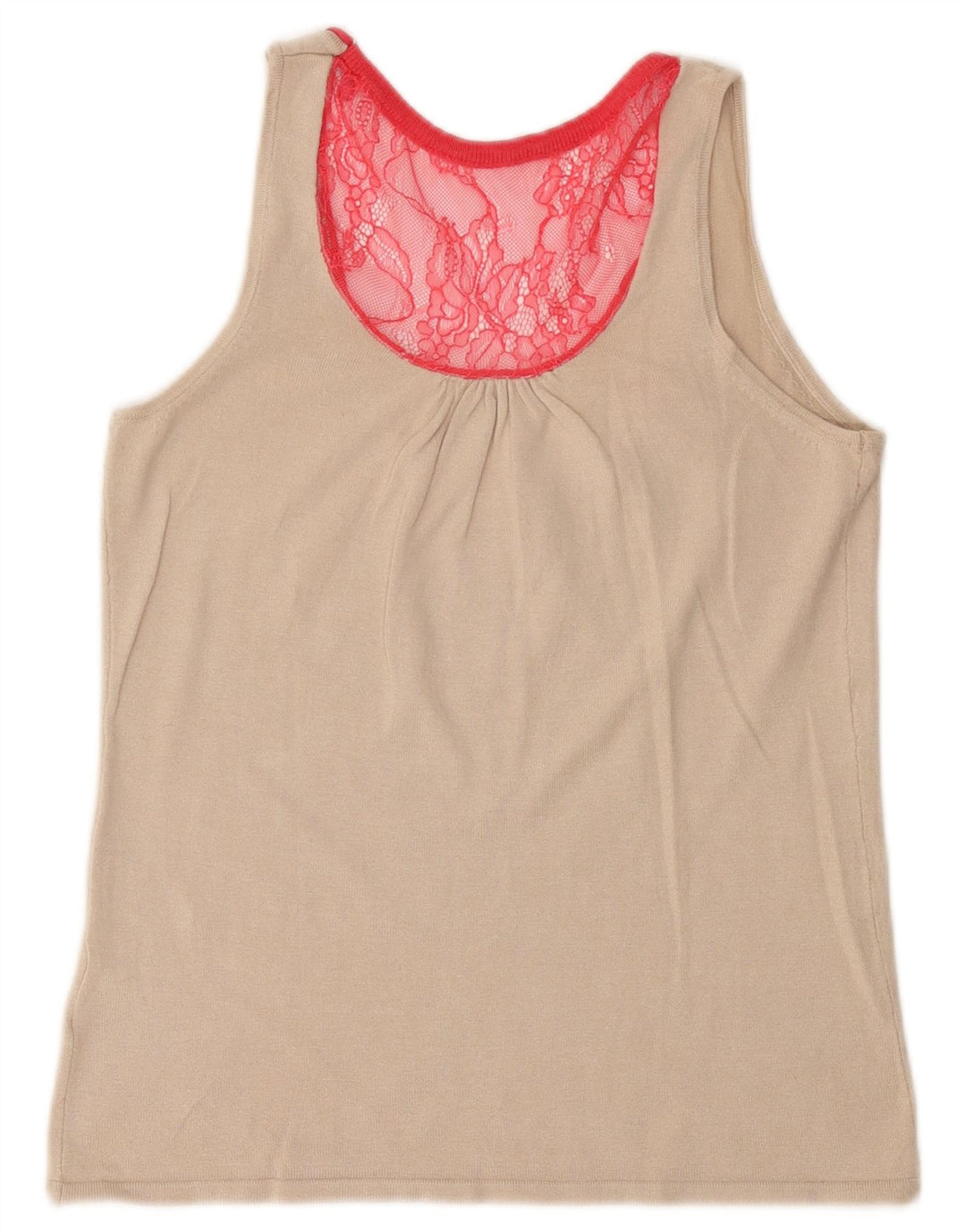 Guess By Marciano Débardeur Femme UK 14 Viscose Beige Moyen