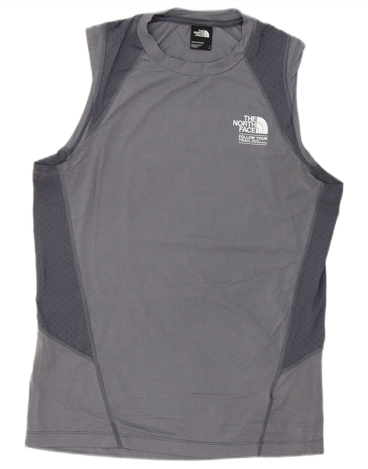 The North Face Débardeur graphique pour hommes Petit gris Polyester Sports