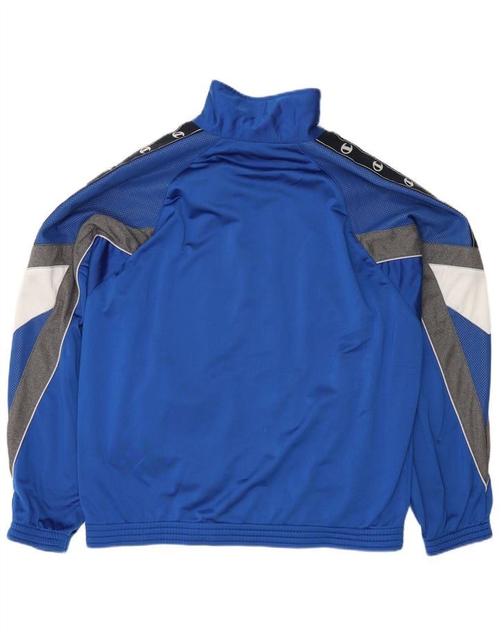 Champion Veste de survêtement graphique pour hommes, grand bleu, polyester color block