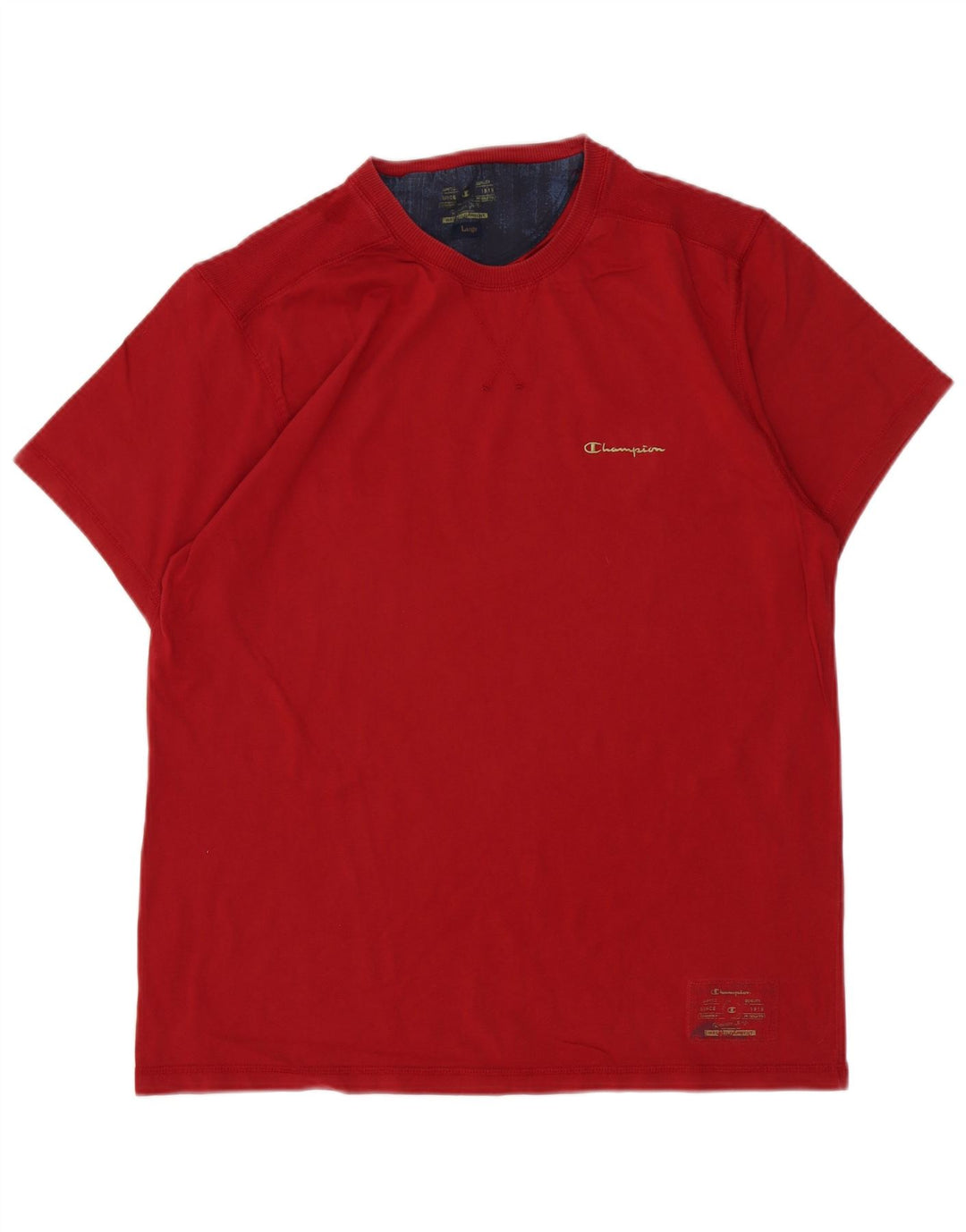 Champion T-Shirt Homme Haut Large Rouge Coton