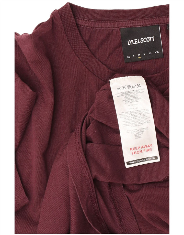 Lyle & Scott T-Shirt Homme Marron Moyen Coton