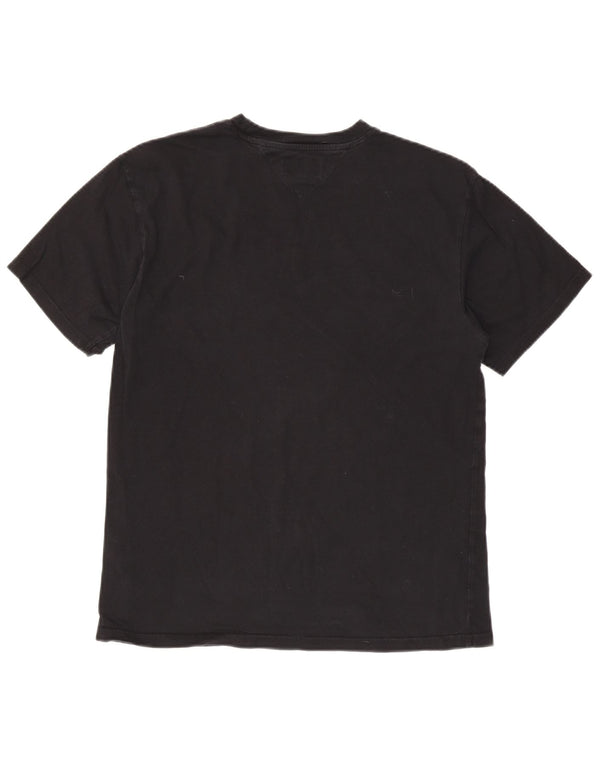 Tommy Hilfiger Mens Graphic T-Shirt Top Medium Black