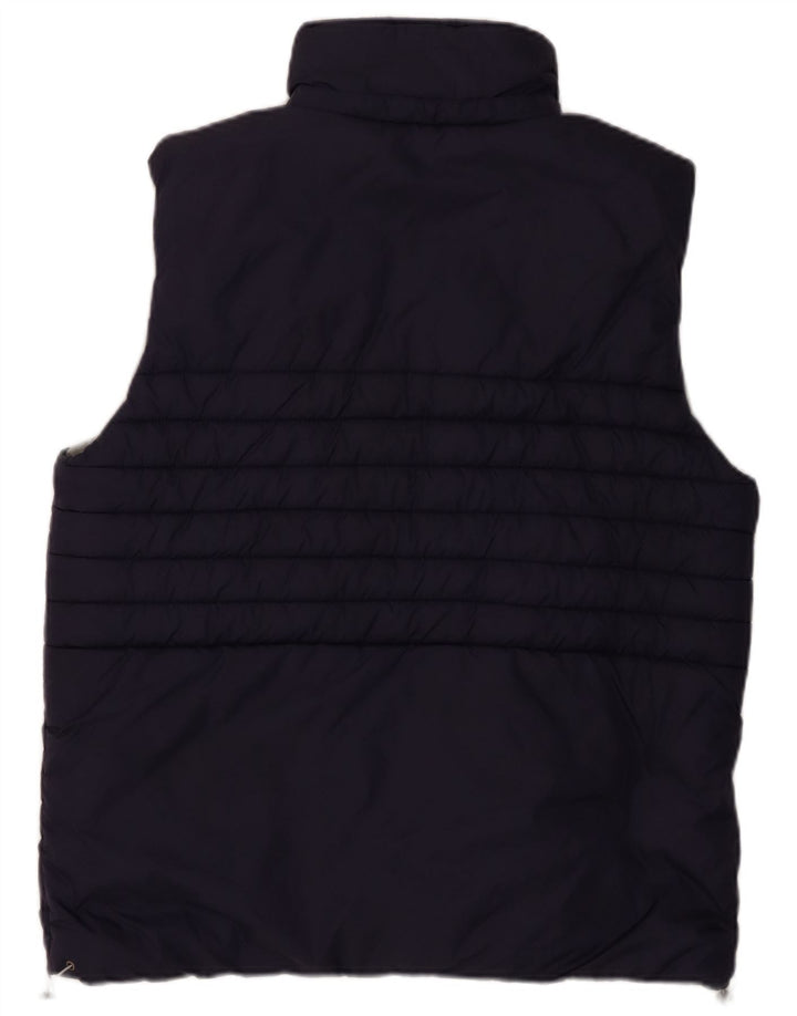 Errea Gilet rembourré pour homme UK 40 Large Bleu marine Nylon