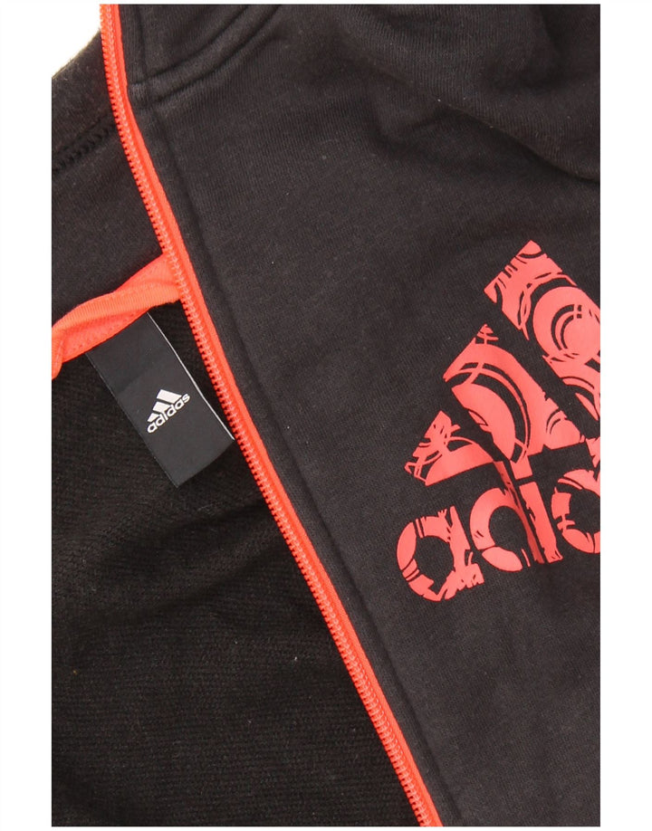 ADIDAS Veste de survêtement graphique pour femme UK 16 Large Gris