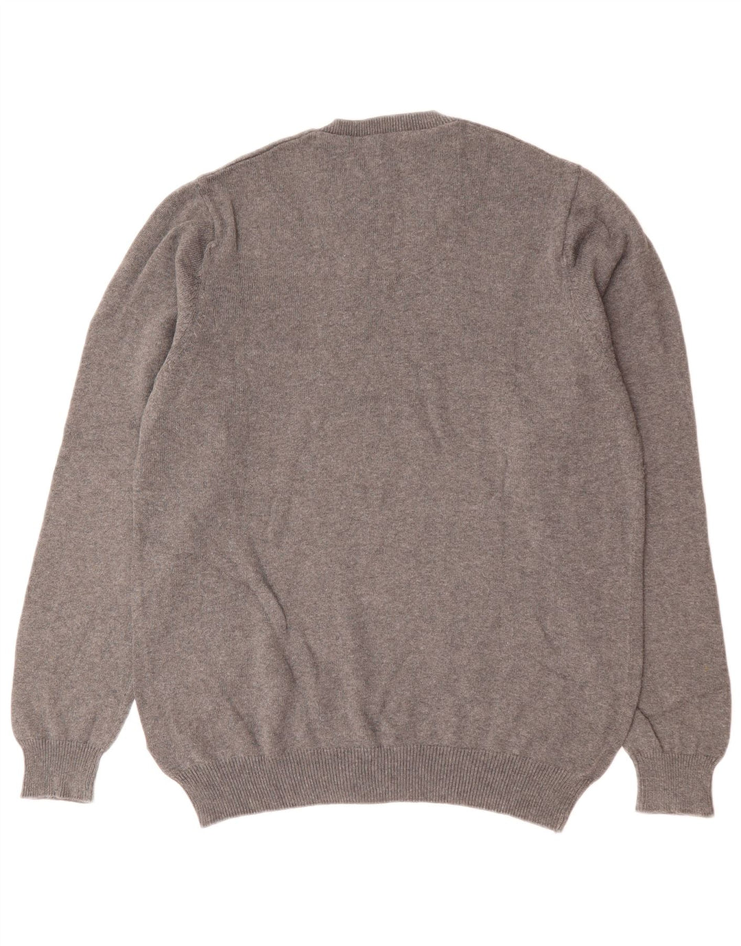Marks & Spencer Pull Blue Harbor Col V Homme Gris Moyen Coton