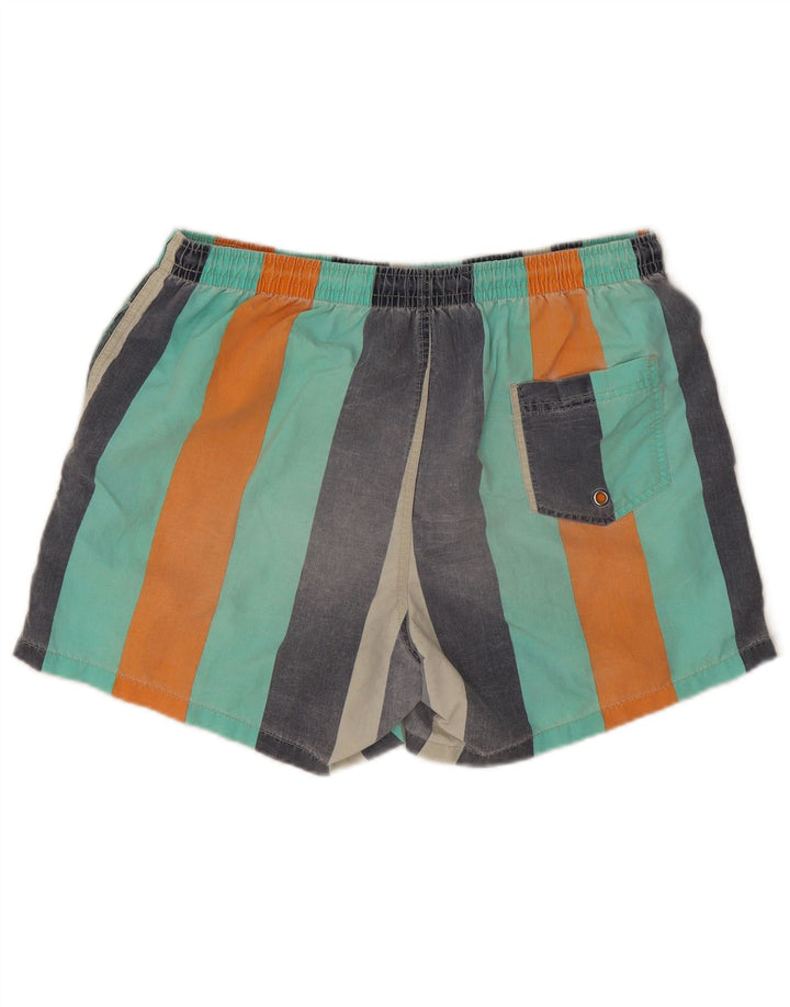Zara Short De Bain Homme XL Rayé Multicolore