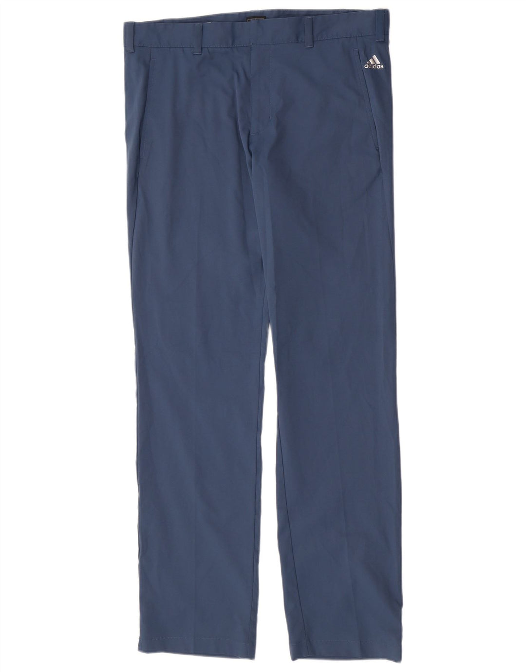Adidas Pantalon Chino Droit Homme W34 L34 Bleu Polyester