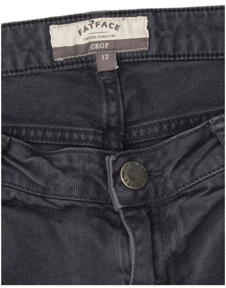 Fat Face Jean court pour femme UK 12 Medium W32 L22 Gris Coton