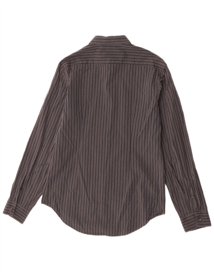 Zara Chemise Homme Grande Rayure Grise
