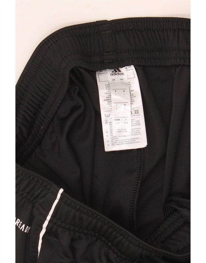 Adidas Short de sport Aeroready pour hommes, grand, noir, polyester