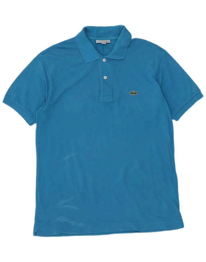 LACOSTE Polo coupe classique pour homme taille 4 bleu moyen coton