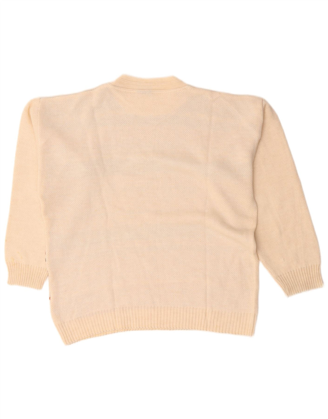 Bernardi Pull col rond pour homme XL Blanc cassé rayé