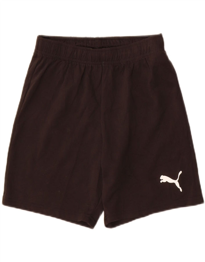 Puma Short de Sport Garçon 13-14 ans Noir Polyester