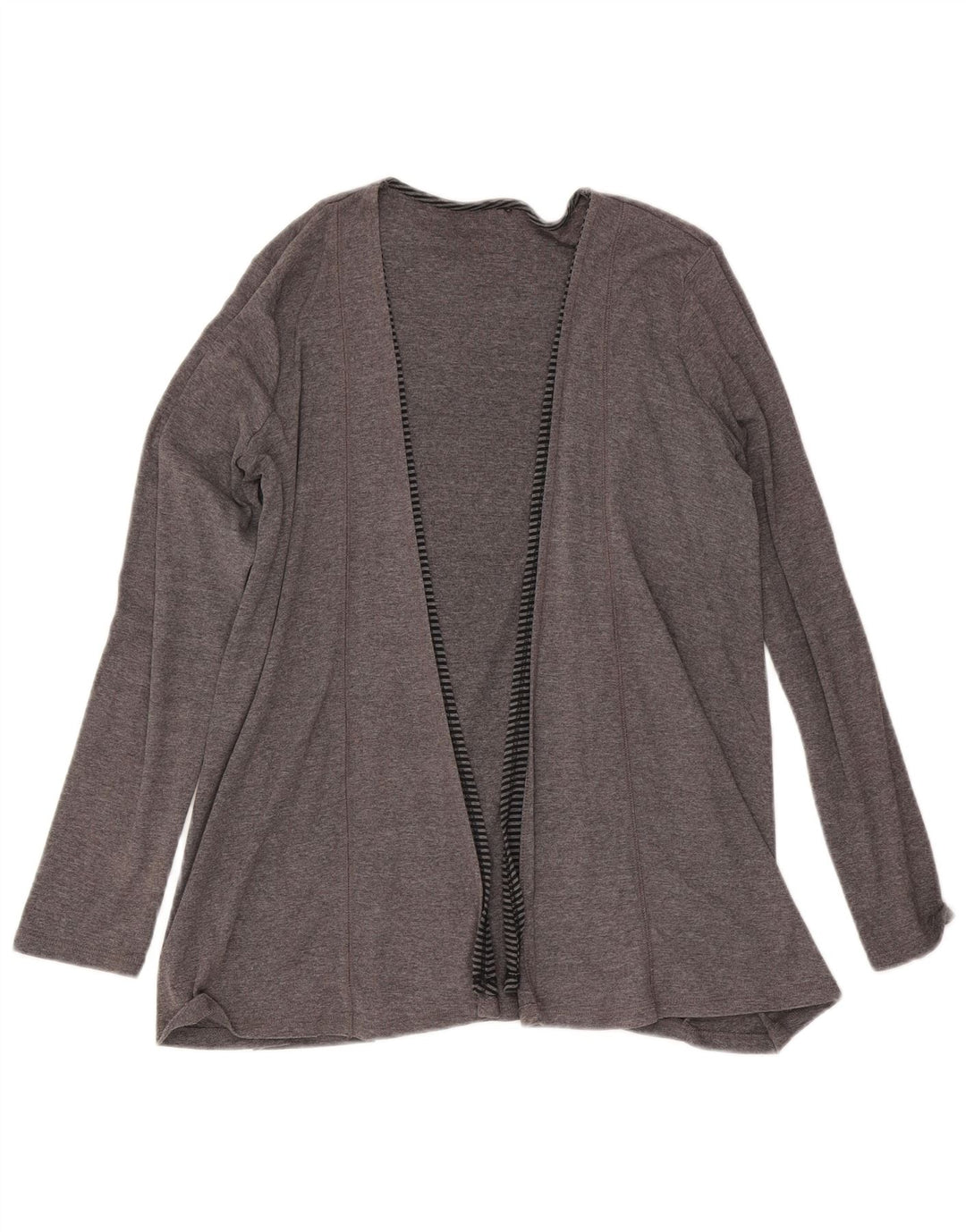 Marks & Spencer Pull cardigan long pour femme UK 14 Gris moyen