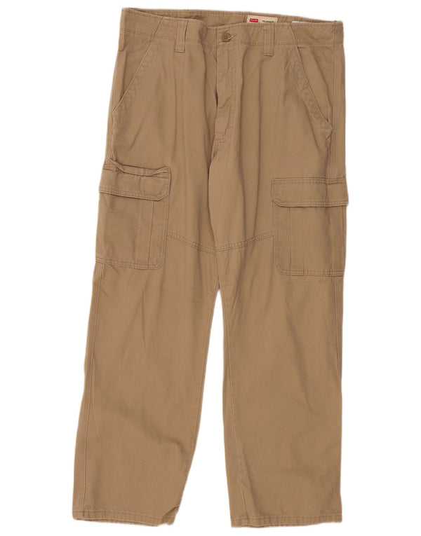 Wrangler Pantalon cargo coupe décontractée pour homme W36 L30 Coton beige