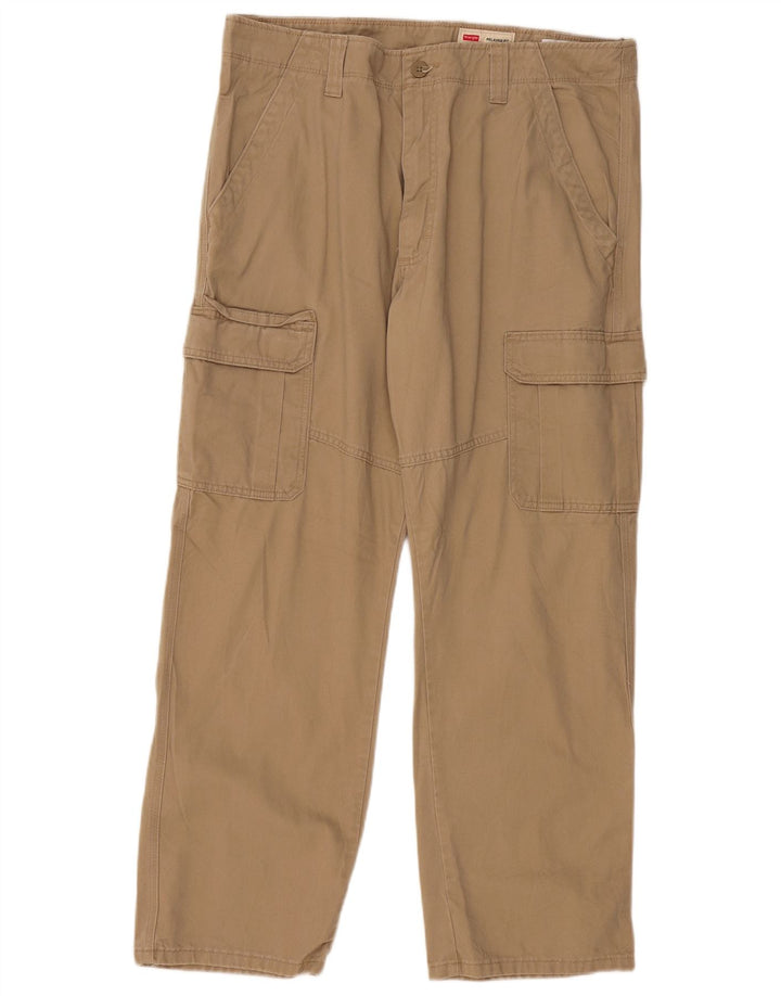 Wrangler Pantalon cargo coupe décontractée pour homme W36 L30 Coton beige