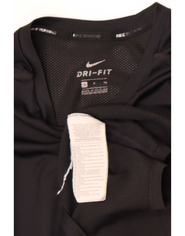 Nike Hommes Dri Fit T-Shirt Haut Petit Noir Polyester
