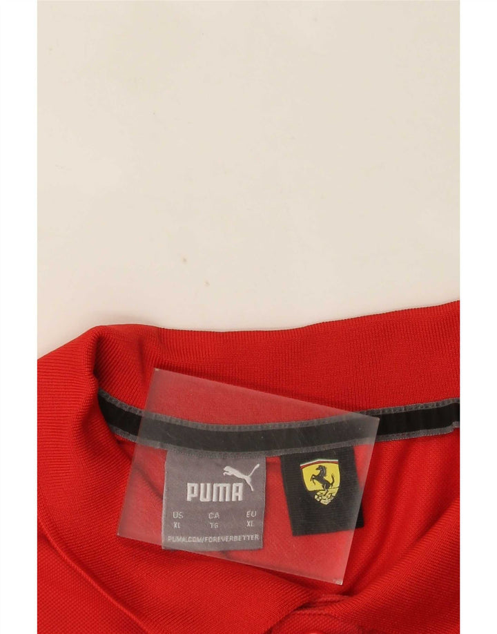 Puma Polo Homme XL Rouge