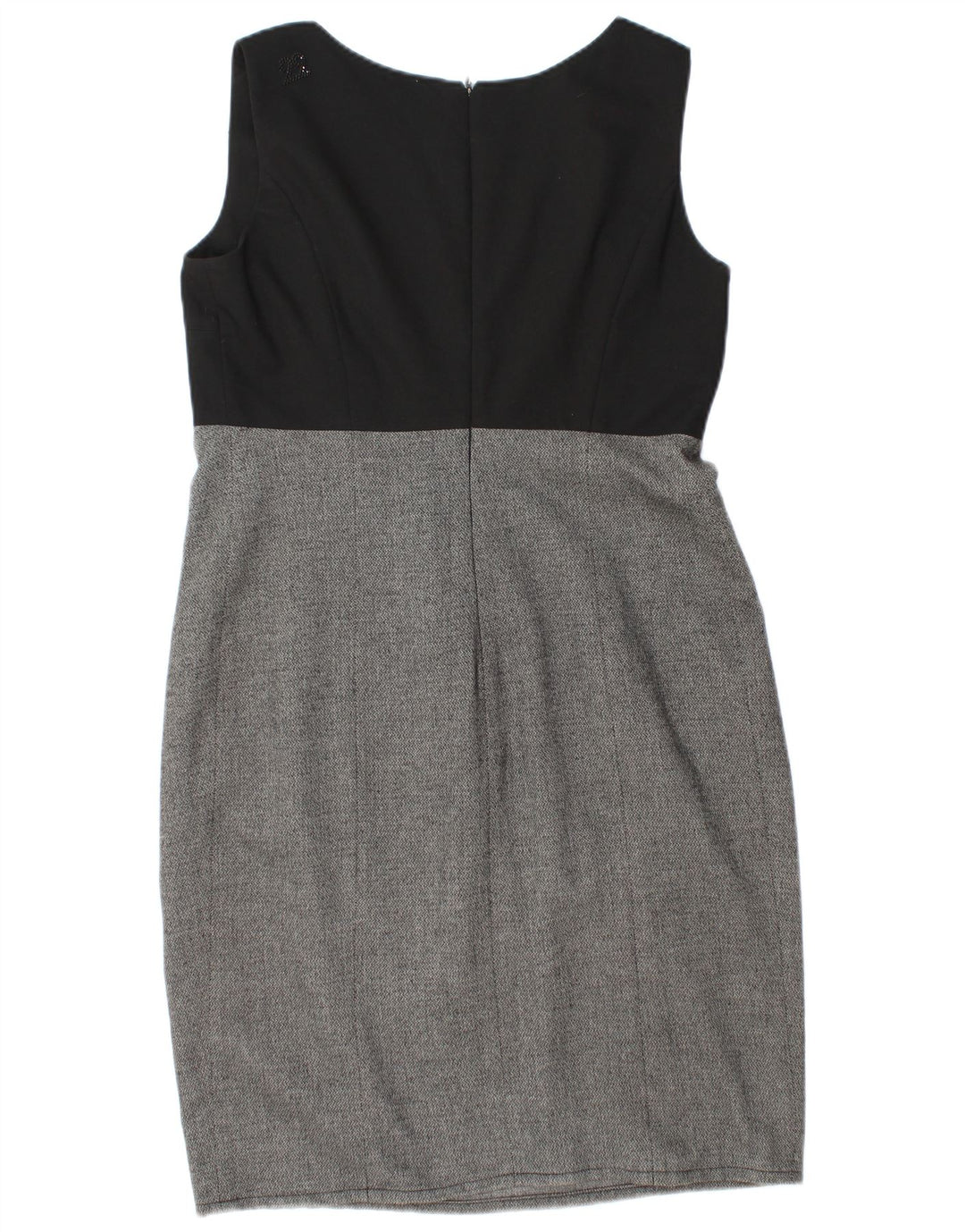 MARIA GRAZIA SEVERI Womens Sheath Dress UK 12 Medium Grey Colourblock