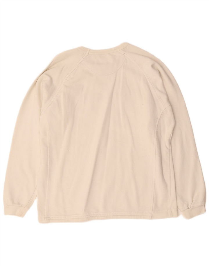 Champion Sweat-shirt surdimensionné graphique pour femme UK 10 Small Off White