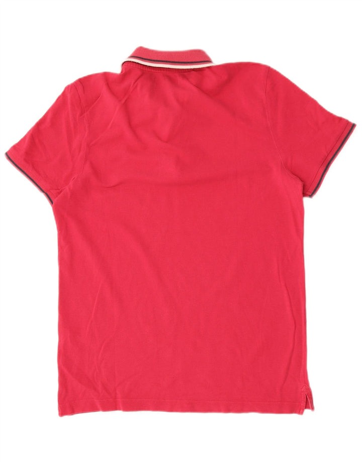 Diadora Polo Homme Rose Moyen Coton