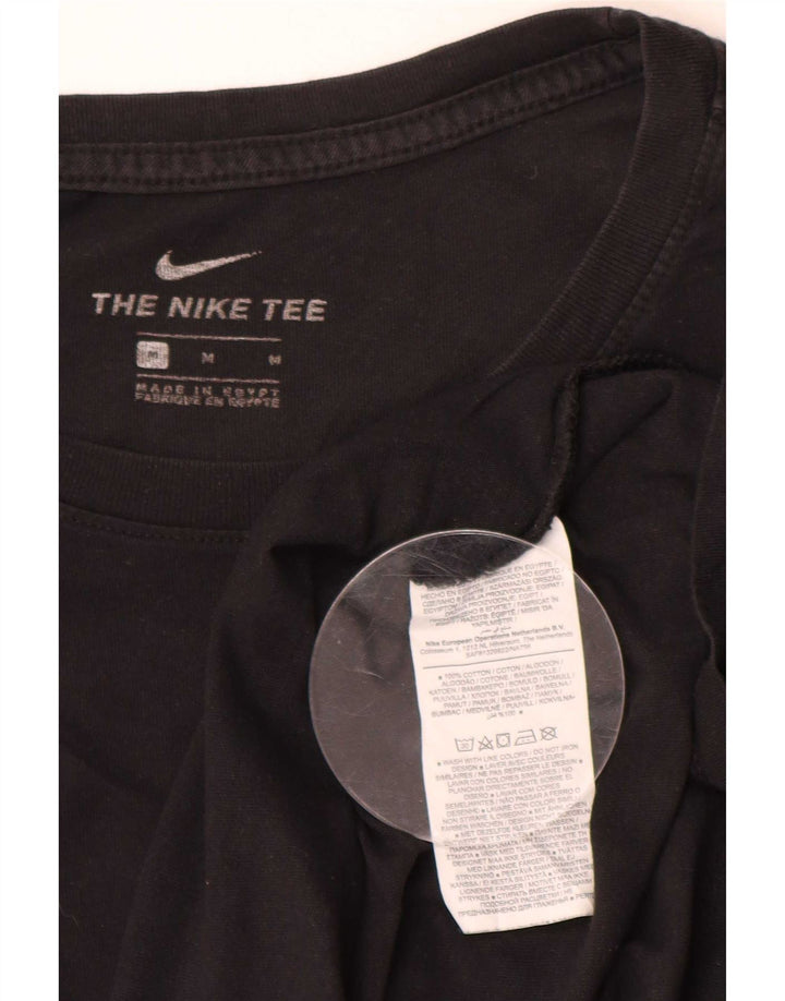 Nike Haut graphique à manches longues en coton color block noir moyen pour homme