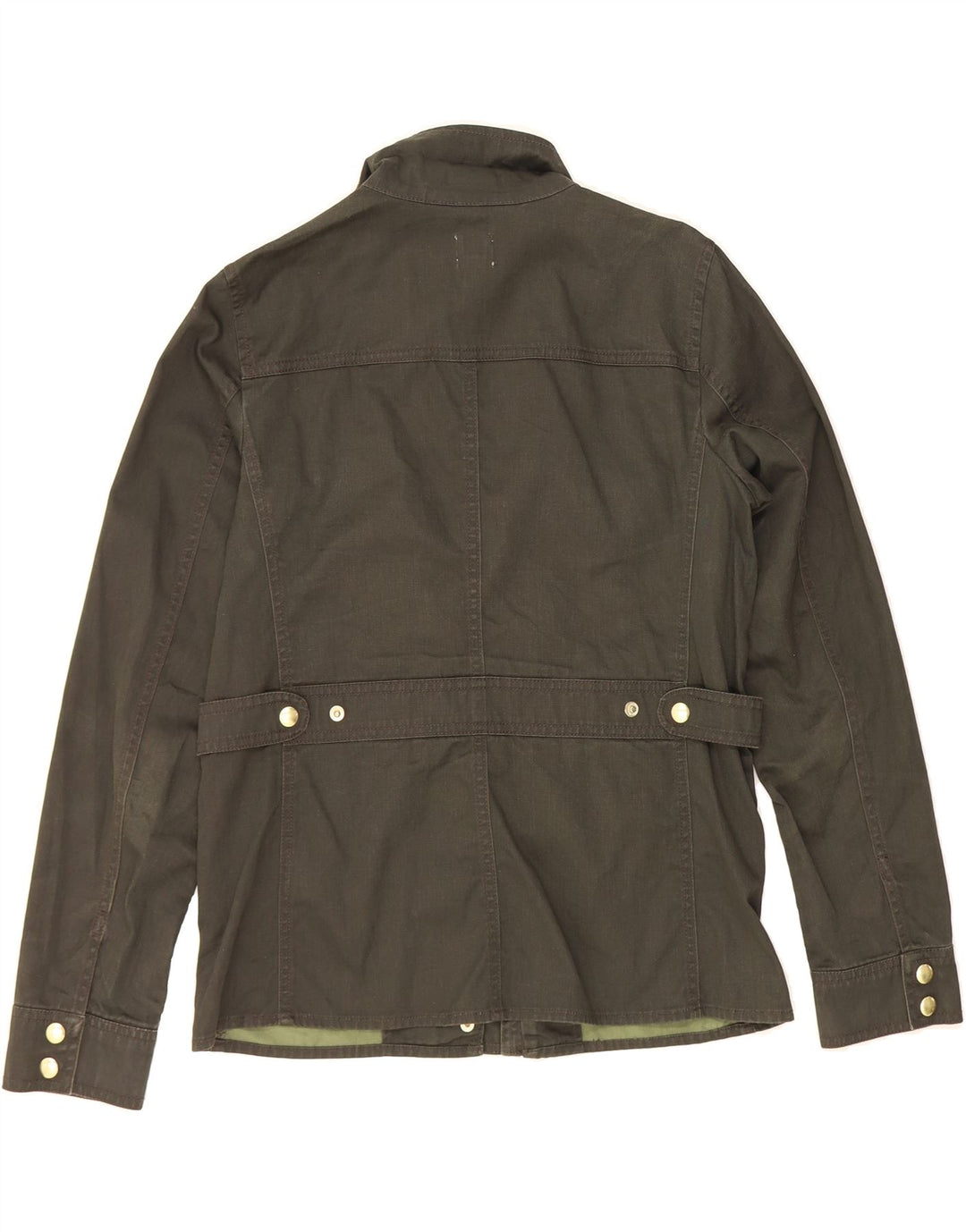 J. CREW Womens Utility Jacket UK 10 Small Khaki Cotton Vintage J. Crew and Second-Hand J. Crew from Messina Hembry 