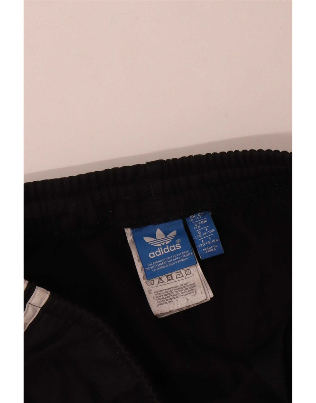 Adidas Pantalon de Survêtement Garçon Joggers 14-15 ans Noir Polyester