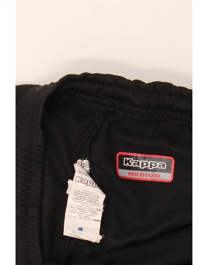 Kappa Pantalon de Survêtement Graphique Homme Noir Moyen Polyester