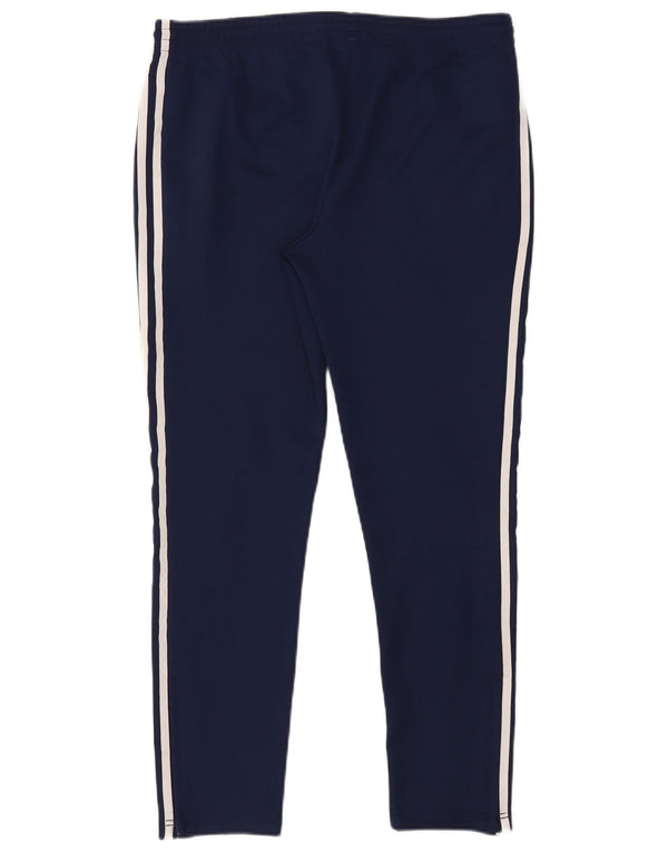 Adidas Pantalon de survêtement pour femme UK 14 Large Bleu Marine Polyester