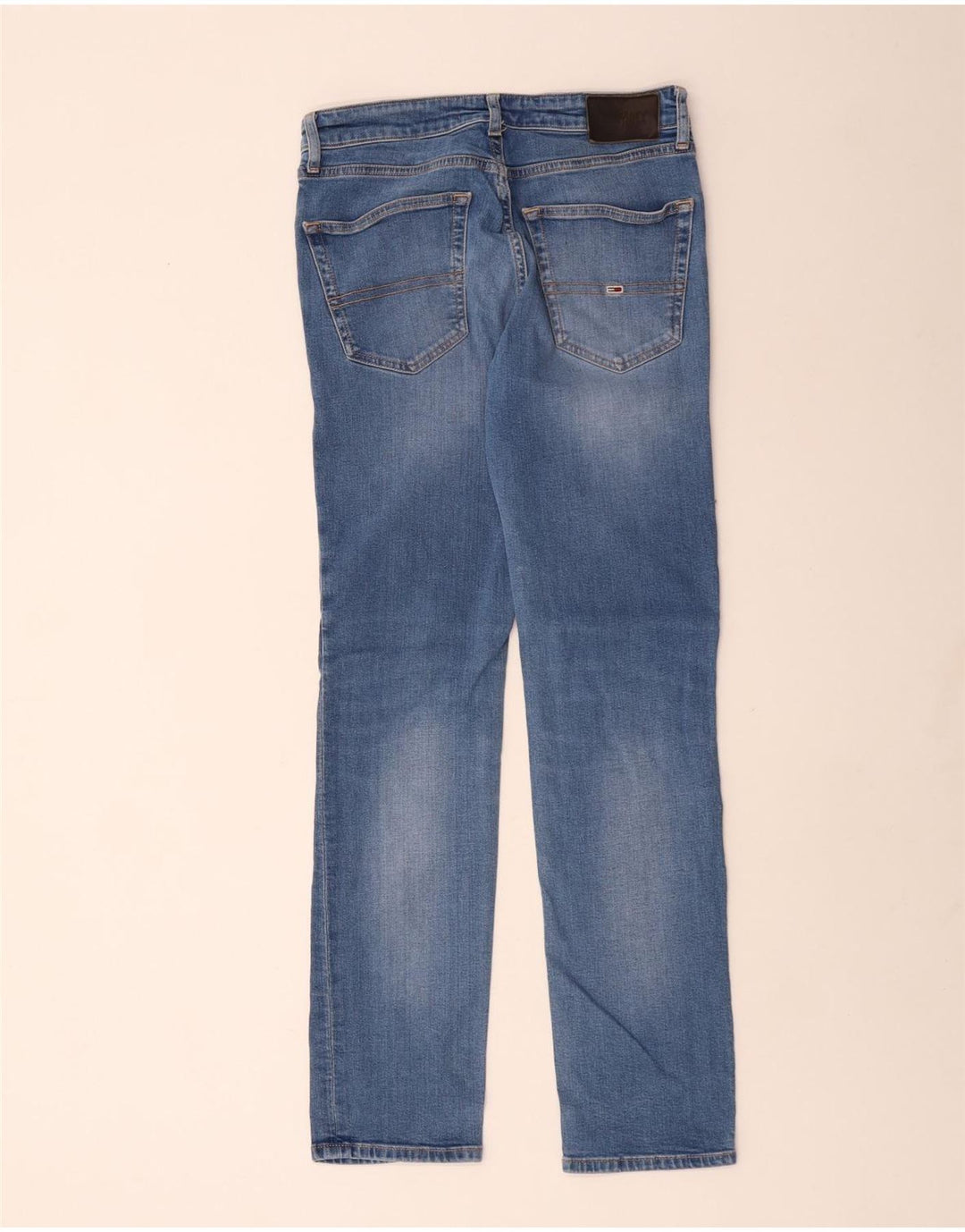 Tommy Hilfiger Jean Slim Homme W30 L30 Bleu Coton